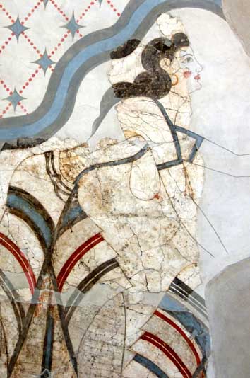 fresque d'Akrotiri  Fira